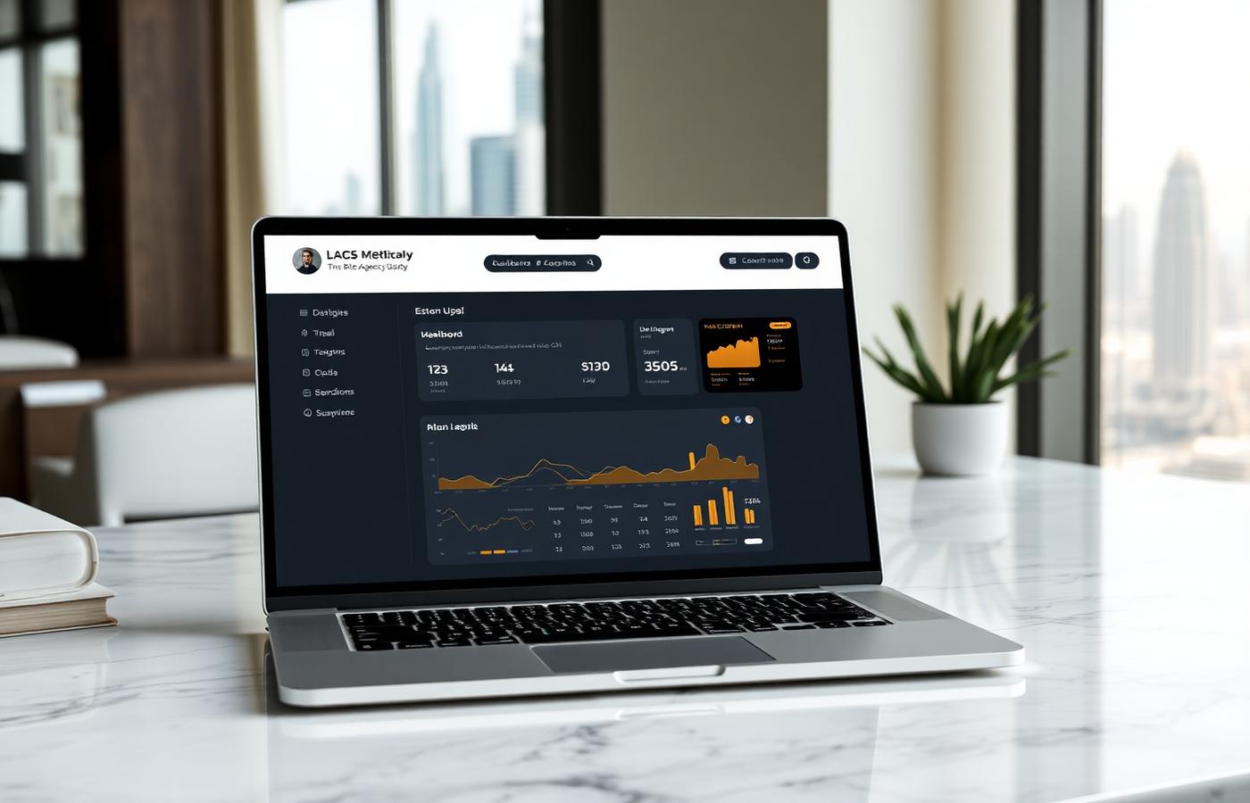 Private label dashboard with custom branding