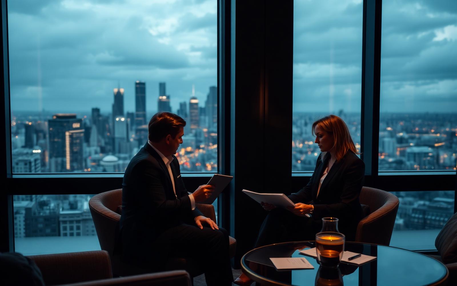 Private investment advisory session